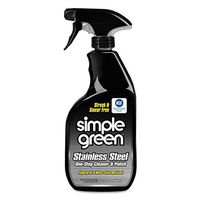 Simple Green Stainless Steel One-Step Cleaner & Polish, 32oz Spray Bottle (Case of 12) 18300CT