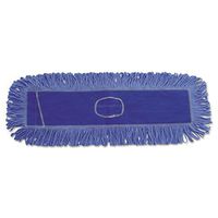 Boardwalk 1124 Mop Head, Dust, Looped-End, Cotton/Synthetic Fibers, 24 x 5, Blue
