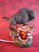 Pure Oils Buffalo Electric Oil Diffuser Polyresin Figurine