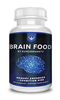 Brain Food by Remembrandtz - 2 Month Supply - Complete All-Natural Memory Improvement Formula, for Men and Women of All Ages
