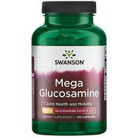 Swanson Mega Glucosamine Glucosamine Sulfate 2Kcl 750 Milligrams 120 Capsules