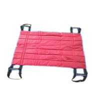 JJZXPJ Positioning Bed Pad，Transfer Board Slide Belts Waterproof Anti-Decubitus Transfer Boards Reusable with 4 Handles Transfer Pad Medical Lift Sling Transferring Lifting Blets (Color : Red)
