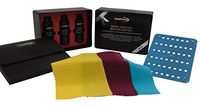 Nushine Silver and Gem Reviver Gift Set - a complete kit (includes Silver Plating solution, Silver Maintenance Solution, Silver Polish, Magic Cleaning Plate, Silver Cloth, Gem Cloth, Polishing Cloth, Keep safe wallet and presentation box)
