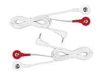 2 Pack AccuMed 2.5mm Replacement Lead Wires for TENS Unit (Compatible with AC-AP110, AC-AP112, AC-AP210, AC-AP212)