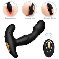Rechargeable Vibrating Stimulator Plug 9 Stimulation Patterns, Male Postate Massager for Man Wireless Remote Control