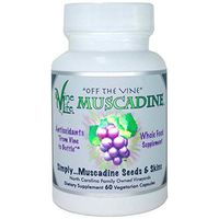 VineLife Muscadine Grape Seed & Skin 650mg - 60 Veggie Capsules - Antioxidant Superfood - 1300mg Per Serving - Natural Resveratrol