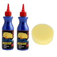 Libison Paint Scratch Repair Agent, Maintenance Wax and Sponge Repair Remover Care Grinding Polishing Liquid Easily Repair Paint Scratches Light Scratches Water Spots 2PC