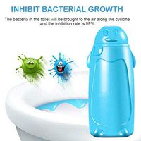 Fabal Household Autoile Automatic Toilet Cleaner Magic Flush Bottled Helper Amazing Toilet Automatic Cleaning Toilet (Blue B)