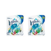 Glade PlugIns Scented Oil Air Freshener Refill, Aruba Wave, 1.34 fl. oz. - 2 Pack, Blue