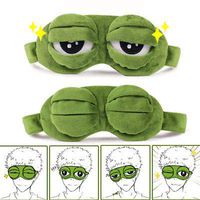 Funny Gogolan 3d Cartoon Sleep Soft Mask Cute Frog Animal Eye Cover Super Blindfold Sleeping Make - Party Masks