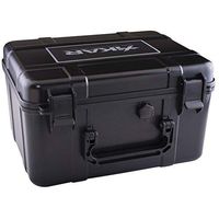 Xikar Travel Humidor for 60 Cigars, New Slim Design, High Density Foam Interior, Secure Locking Mechanisms
