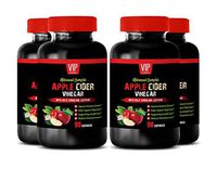appetite suppressant pills for weight loss - brain and memory supplements - APPLE CIDER VINEGAR ADVANCED COMPLEX WITH KELP, SPIRULINA, LECITHIN - apple cider vinegar fat burner - 4 Bottles 360 Capsule