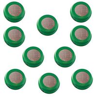 10pc Button 80mAh Rechargable 1.2V NiMH Flat Top Batteries use with electric razors toothbrushes high power static applications (Telecoms UPS and Smart grid) electric tools electric mopeds USA SHIP