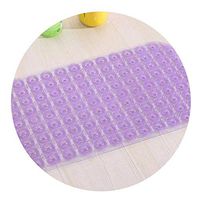 GHHZZQ 2 Pieces Bathroom Rugs Non-Slip Suction Cup Shower Mats PVC Foot Pad Kitchen Rectangle, 7 Colors, 0.3 cm Thick, Multiple Sizes (Color : C, Size : 80x45cm)
