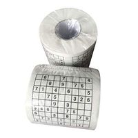 Joke Math Problems Printed Rolls Paper Extra Soft Tissues Towels Toilet Paper Environmental Protection Toilet Paper Bath Tissue Giant Roll (B)