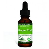 Ginger Root Certified Organic Gaia Herbs 1 oz Liquid