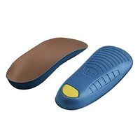 riemot 3/4 Orthotic Inserts, Plantar Fasciitis Shoe Insoles with Arch Support, Heel Cushion Cups for Flat Feet PU
