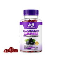 Elderberry 200mg Gummies with Vitamin C, Echinacea, Propolis - Great Tasting Immune Support for Adults & Kids - Relief for Cold & Flu Symptoms - Gluten-Free, Vegan - 60 Count