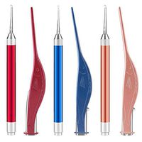 SUPVOX Earpick Ear Cleaner with LED Light Smart Electric Massage Earwax Removal Kit Earwax Removal Tools with Ear Forcep (Random Color)