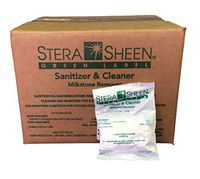Stera-Sheen Sanitizer | 100 x 2 oz. Packets | Green Label Food Grade Cleaner & MilkStone Remover | SSG1002 by Purdy Products | FDA Approved | Non-Corrosive Cleaner | Clean Soft Serve & Gelato (100)