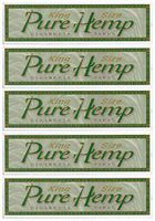 Pure Hemp Smoking King Size Cigarette Rolling Papers (25)