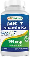 Best Naturals MK-7 Vitamin K2 100 mcg 120 Vcaps