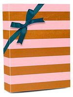 Pink/Gold Stripe Gift Wrap - 30" X 15' - Roll