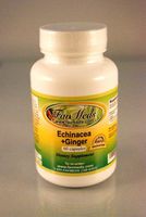 Echinacea Ginger, Made in USA - 60 Capsules