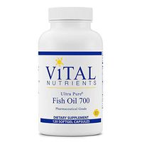Vital Nutrients - Ultra Pure Fish Oil 700 (Pharmaceutical Grade) - Hi-Potency Wild Caught Deep Sea Fish Oil, Cardiovascular Support with EPA and DHA - 120 Softgels per Bottle