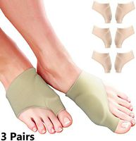 Bunion Pads for Bunion Relief - Comfortable Gel Bunion Cushion Sleeves for Bunion Protection. Hallux Valgus Big Toe Guard & Tailors Bunion Pad. Bunion Corrector for Women or Men Toes & Feet (Small)