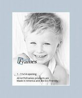 11x14 Fountain Blue / Baby Blue Custom Mat for Picture Frame with 7x10 opening size (Mat Only, Frame NOT Included)