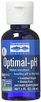 Optimal PH. Helps maintain a healthy pH in the body. Non-GMO Project Verified. Oxygenate cells. Ionic Trace Minerals from Concentrace. Tasteless and odorless in water. Gluten Free. Sugar Free. Vegan