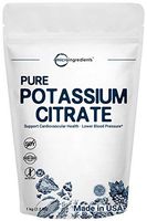 US Origin Pure Potassium Citrate Powder, 1 KG (35 Ounce), Strongly Supports Mineral Balance, Heart Health and Immune System, No GMOs and Vegan Friendly