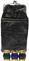 Greatest Selection Full Lamb Skin Cigarette Case Pouch, Coin Purse, Lighter Holder, 120s, Free Gift! 3203 (Croco)