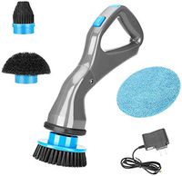 Winkeyes Electric Spin Scrubber Handheld Electric Cleaning Brush Multifunctional Cordless Rechargeable 360-Degree Rotation with 3 Replacement Scrubber Heads for Cleaning Sink Tile Floor Window Bathtub