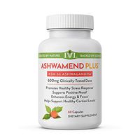 Ashwamend Plus KSM-66 Ashwagandha, 600mg, 30 Day Supply, for Stress Relief, Positive Mode, Energy & Focus Enhancement, Healthy Cortisol Levels