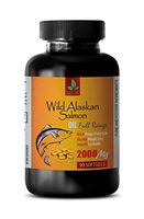Healthy Heart Supplement - Wild Alaskan Salmon Oil 2000 mg - Rich in Omega 3 Fatty ACIDS - Wild Alaskan Salmon Oil for People - 1 Bottle 90 Softgels