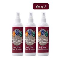 Wine Away Red Wine Stain Remover - Perfect Fabric Upholstery and Carpet Cleaner Spray Solution - Removes Wine Spots - Wine Out - Zero Odor Spray and Wash Laundry to Vanish Stain - 12 Ounce, Pack of 3