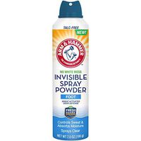 Arm & Hammer No White Mess Invisible Spray Foot Powder, 7 Ounces