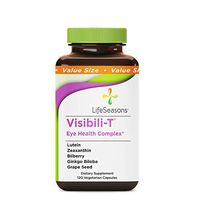Life Seasons - Visibili-T - Vision Supplement - Aids Eyesight, Dry Eyes, Night Visibility and Eye Floaters - Contains Carotenoids Lutein and Zeaxanthin - (120 Capsules)