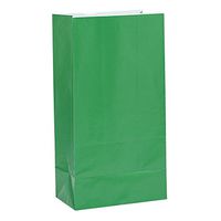 Green Paper Party Favor Bags, 12ct (3 pack)