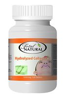 Hydrolyzed Collagen II 1010mg 120 Tablets [1 Bottle] by Total Natural, Body Skin and Hair Care, Helps Hormone Balance, Healthy Teeth and Gums