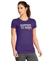 Under Armour Women's UA Freedom Support T-Shirt X-Small PURPLEHEART