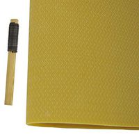 Shoe Sole Repair Rubber Sheet Pad Anti Slip Soling Sheet Half Soles 22.44 X 14.96 inch (Yellow, Thickness 3.2mm)