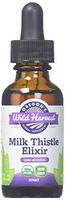 Oregon's Wild Harvest Milk Thistle Elixir Low Alcohol Organic Herbal Supplement, 1 Fluid Ounce