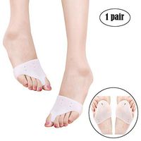 Foot Cushion Gel Bunion Pads,Fencia 1 Pair Gel Forefoot Cushions - Forefoot Insoles for Metatarsal Support for Neuroma Pain Relie, Prevent Calluses and Blisters