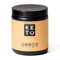 Perfect Keto Exogenous Ketones Powder, BHB Beta-Hydroxybutyrate Salts Supplement, Best Fuel for Energy Boost, Mental Performance, Mix in Shakes, Milk, Smoothie Drinks for Ketosis – Vanilla