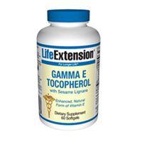 Life Extension Gamma E Tocopherol with Sesame Lignans | 60 softgels (Multi-Pack)