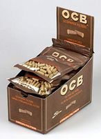 OCB 10 x Unbleached Virgin Ecopaper Cigarette Filter Tips x 150 Filters = 1 Box