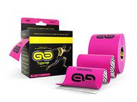 GO TAPE Cotton Kinesiology Tape - Uncut - 2 in x 16.4 ft (Pink)